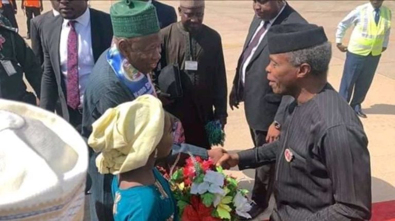 Osinbajo Visits’ Kano, Brings Emir Sanusi And Gov. Ganduje Together
