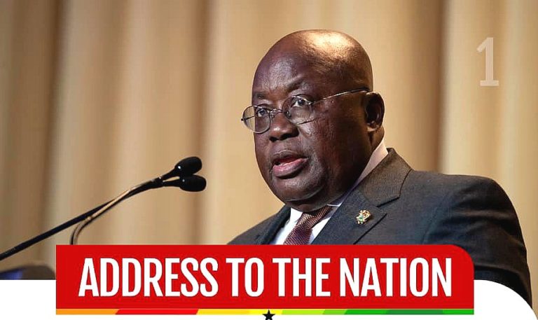 Coronavirus: Akufo-Addo Suspends Weddings, Funerals, Church Services And Shuts Down Schools