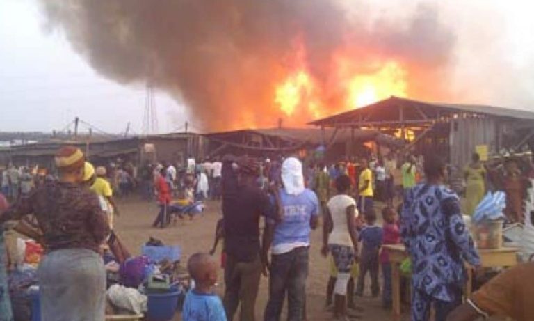 Fire Razes Part Of Gujungu market In Jigawa