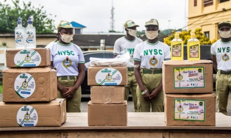 COVID-19: Corps members Provide Protective Items To Oyo Government