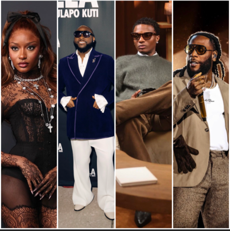 2026 Grammys: Ayra Starr, Davido, Wizkid, Burna Boy Fall Short